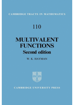 Multivalent Functions