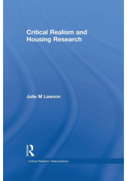 Critical Realism and Housing Research