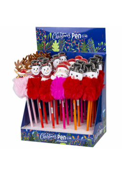 Długopis Kulokowy Christmas Pompon 89977 Centrum