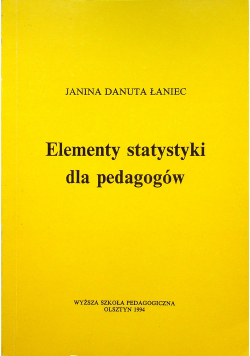 Elementy statystyki dla pedagogów