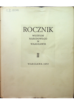Rocznik Muzeum Narodowego w Warszawie II