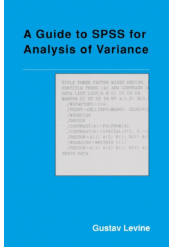 A Guide to SPSS for Analysis of Variance