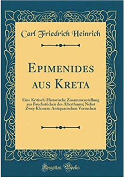 Epimenides aus Kreta reprint z 1801 r.
