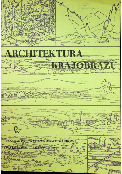 Architektura krajobrazu