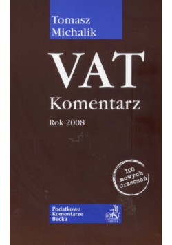 VAT Komentarz rok  2008