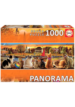 Puzzle 1000 Koty na nabrzeżu (panorama) G3