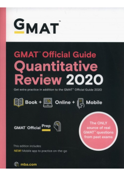 GMAT Official Guide 2020 Quantitative Review: Book + Online Question Bank