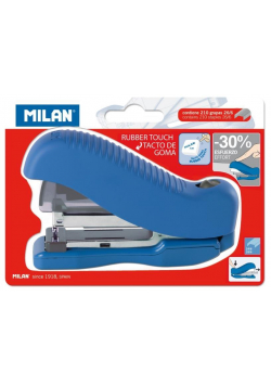 Zszywacz 12,9 cm niebieski z przekładnią MILAN