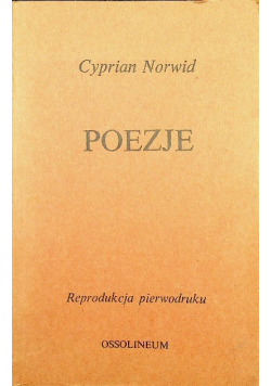 Norwid Poezje