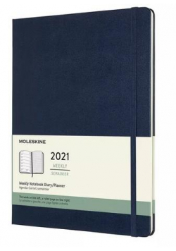 Kalendarz 2021 miesięczny 12MXL tw. sapphire blue