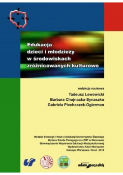 Edukacja dzieci i młodzieży w środowiskach zróżnicowanych kulturowo