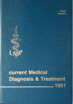 Current Medical Diagnosis and Treatment