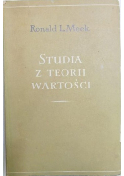 Studia z teorii wartości opartej na pracy