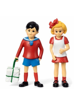 Figurki Tommy i Annika Pippi