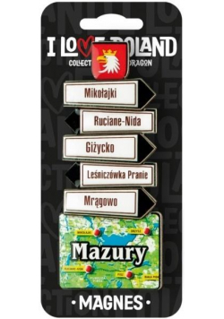 Magnes I love Poland Mazury ILP-MAG-C-MAZ-08