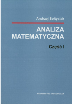 Analiza matematyczna: Część 1