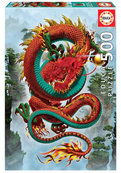 Puzzle 500 Smok szczęścia, Vincent Hie G3