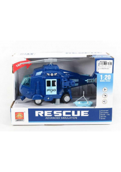 Helikopter ze światłem i dźwiękiem wojskowy 23 cm