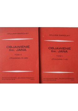 Objawienie Św Jana Tom I i II
