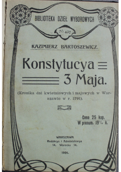 Konstytucya 3 Maja 1906 r