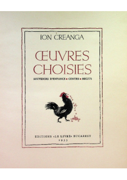Creanga oeuvres choisies