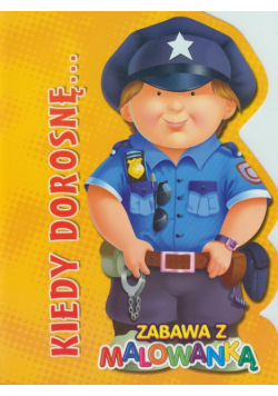 Kiedy dorosnę Zabawa z malowanką żółta