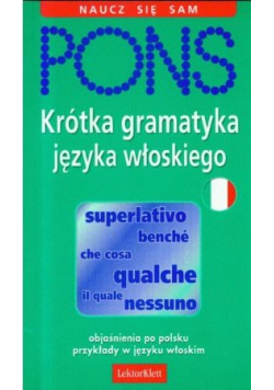 Pons Krótka gramatyka języka włoskiego
