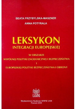 Leksykon integracji europejskiej