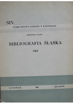Bibliografia Śląska 1962