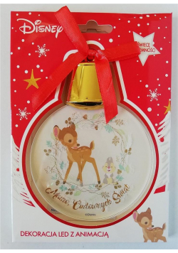 Zawieszka LED Bambi - Mamo, cudownych Świąt