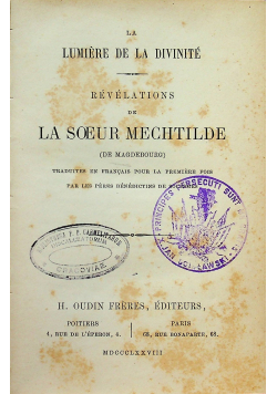 Revelations de la soeur Mechtilde 1978r