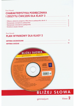 Bliżej słowa 2 Poradnik dla nauczyciela z płytą CD