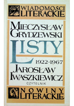 Listy 1922 1967 Jarosław Iwaszkiewicz