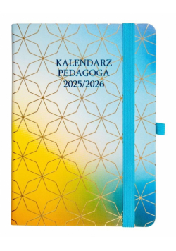 Kalendarz pedagoga 2025/26 B6 tyg Salsa tęczowy