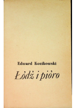 Łódź i pióro
