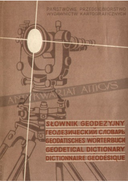 Słownik geodezyjny