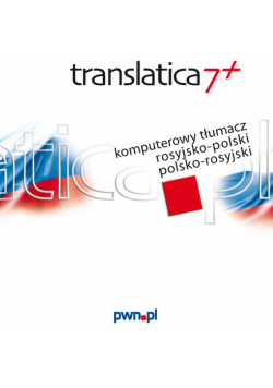 Translatica 7+ Komputerowy tłumacz rosyjsko-polski polsko-rosyjski, DVD-ROM