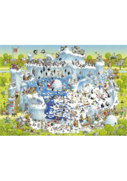 Puzzle 1000 Funky ZOO - Zoo zimą