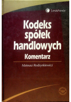 Kodeks Spółek Handlowych Komentarz