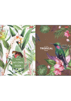 Zeszyt A4 w kratkę 80 kartek Tropic 10 sztuk mix