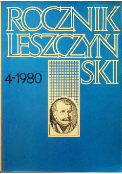 Rocznik leszczyński tom4 1980r