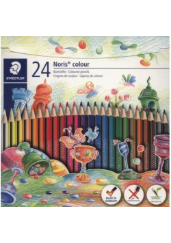 Kredki trójkątne Noris Colour 24 kolory STAEDTLER