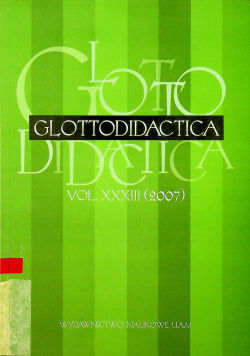 Glottodidactica Volume XXXIII
