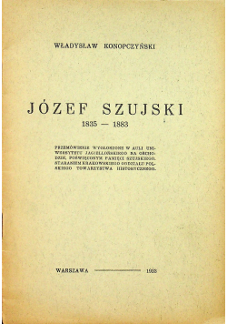 Józef Szujski 1933 r