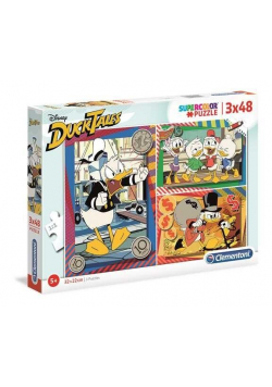 Puzzle 3x48 Super kolor Duck Tales