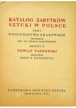 Katalog zabytków sztuki w Polsce Tom I Zeszyt 13