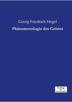 Phänomenologie des Geistes