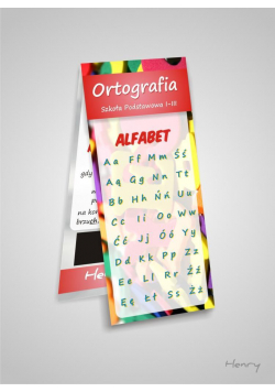 Magnetyczna zakładka - Ortografia SP 1-3