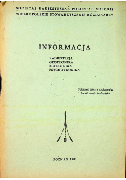 Informacja Radiestezja Geotronika Biotronika Psychotronika