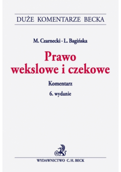 Prawo wekslowe i czekowe Komentarz
